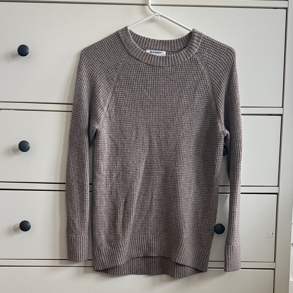 Old Navy Women's Brown Crew Neck Sweater